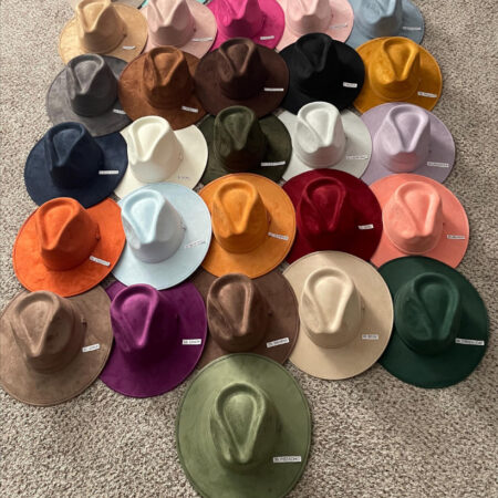 Mexican hat. FEDORA AMERICAN. Size MEDIUM. Hat with a flat brim. Suede hats. (Copy)